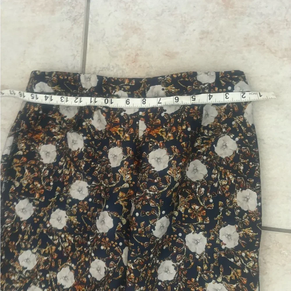 CYNTHIA ROWLEY FLORAL dress suit pants y2k bottoms flower trousers